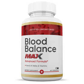 Justified Laboratories Blood Balance Max 60 Capsules en boîte