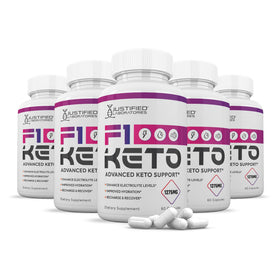 Justified Laboratories F1 Keto 60 capsules vue de face