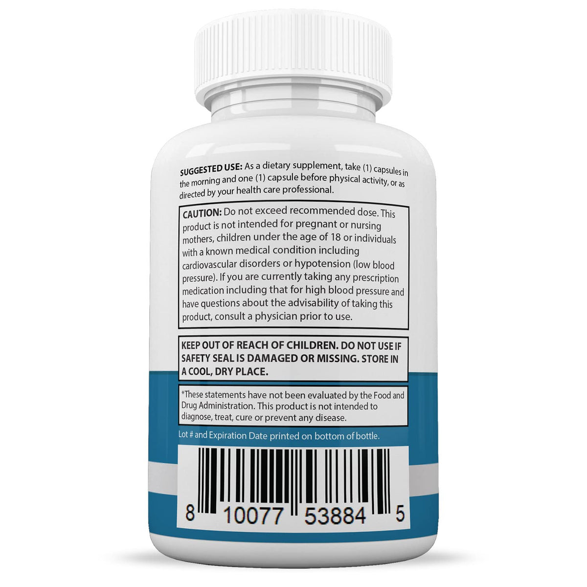 Justified Laboratories Glucotrust Max 1295MG illustration des ingrédients