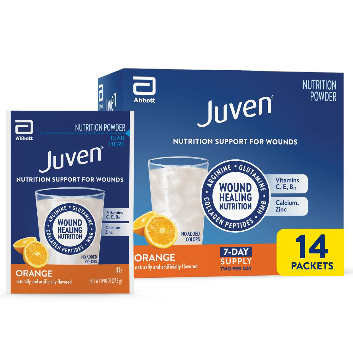 Juven complément alimentaire pour cicatrisation, sachets orange