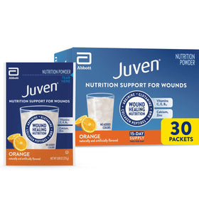 Juven Complément Alimentaire pour la Cicatrisation sachets orange vue de face