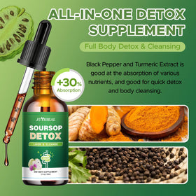 JUYIHEAL Soursop Liquid 1900MG avec gouttes en mesure