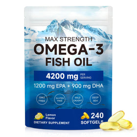 JYVGNLXS Omega 3 Huile de Poisson 240 gélules vue de face