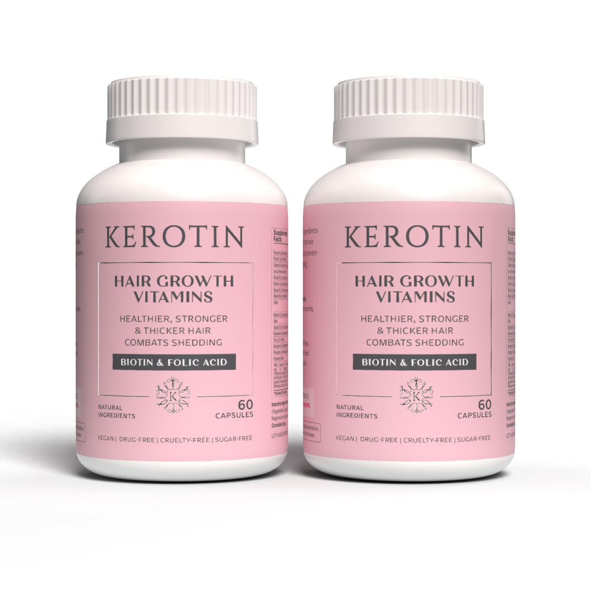 K Kerotin Compléments Alimentaires Cheveux 120 Gélules, vue de face