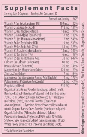 K Kerotin Compléments Alimentaires Cheveux 60 Capsules en situation de prise