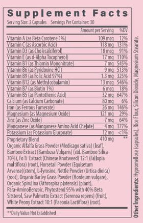 K Kerotin Compléments Alimentaires Cheveux 60 Capsules en situation de prise