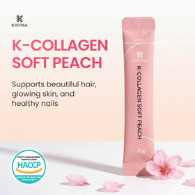 K-NUTRA K-Collagen Soft Peach stick close-up