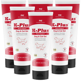 K-Plus Gel Potassium Pet Health Solutions vue avant avec emballage