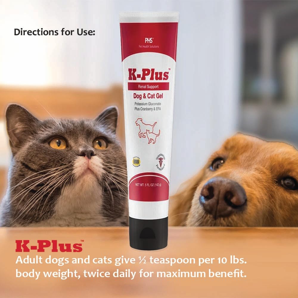 K-Plus Gel pour animaux Potassium 5 oz avec cuillère doseuse