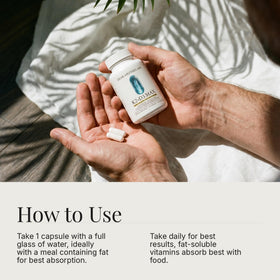 K2-D3 Max 125mcg + K2 MK-7 100mcg avec Calcium 210mg - étiquette