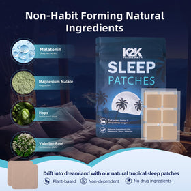 K2K PRIMEPATH Patches de Sommeil Extra Fort application sur la peau