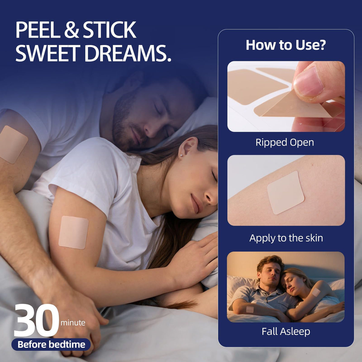 K2K PRIMEPATH Patches de Sommeil Extra Fort ingrédients principaux
