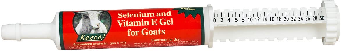 KAECO Gel Oral Sélénium et Vitamine E pour Chèvres 80 mL, tube avant