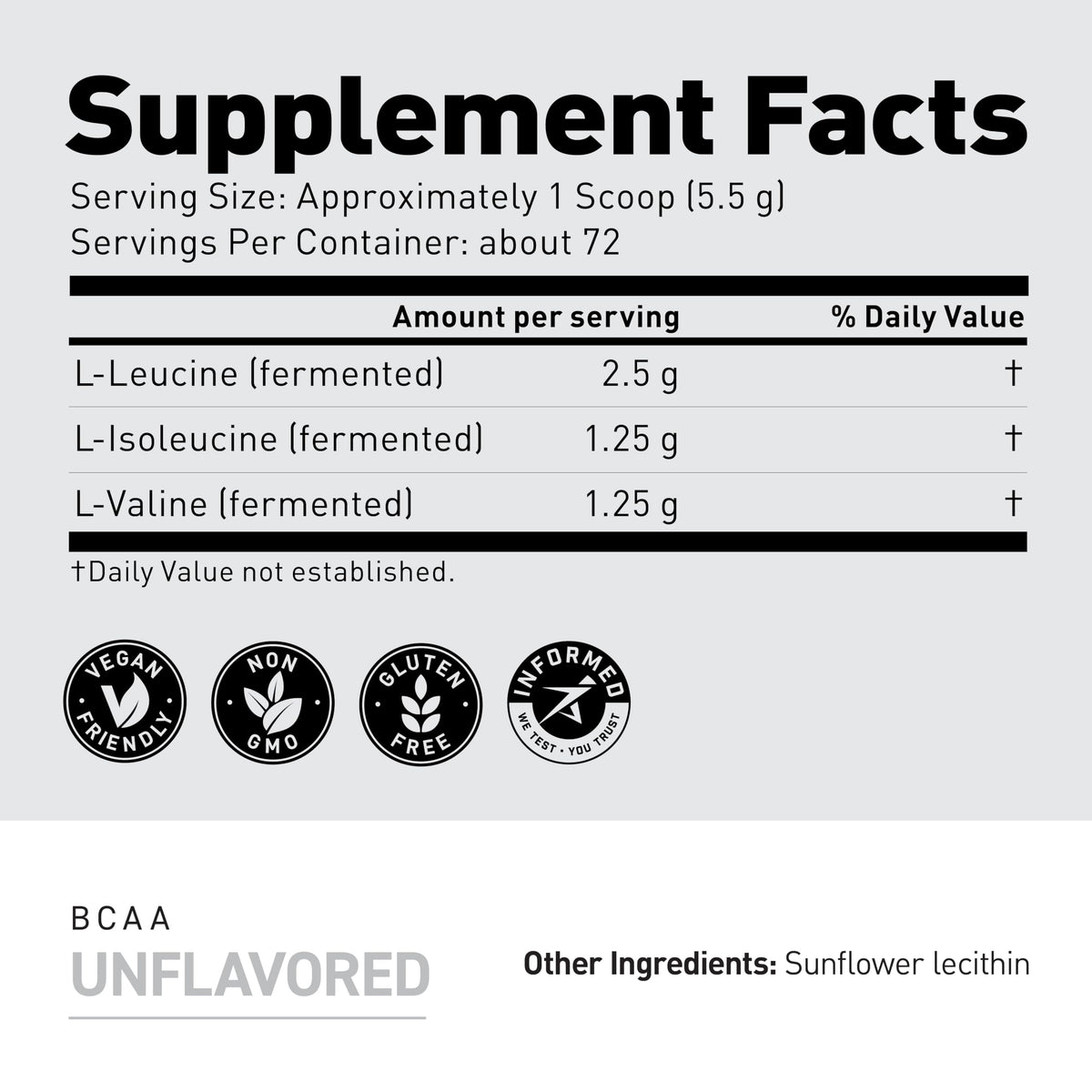 Kaged BCAA Poudre Végane 490g sur table de sport