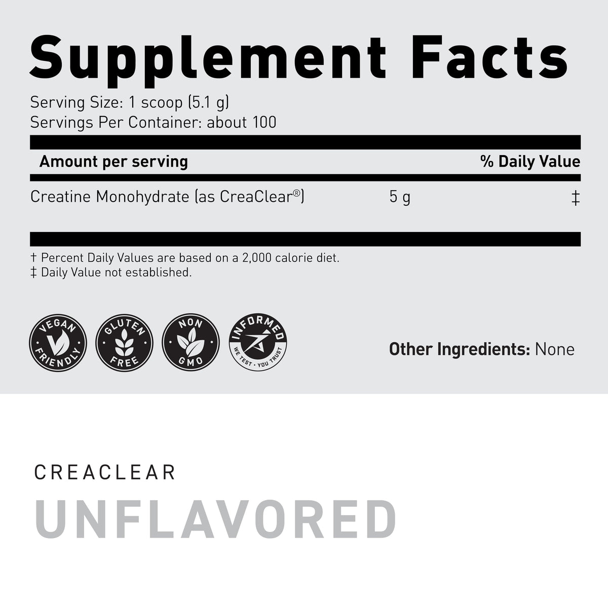 Kaged CreaClear créatine monohydrate 630g avec un shaker