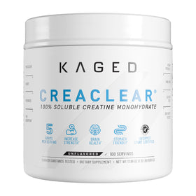 Kaged CreaClear créatine monohydrate 630g vue de face