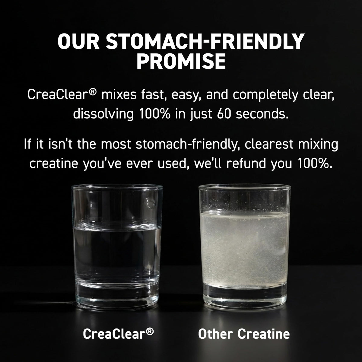 Kaged CreaClear Poudre de Créatine Monohydrate 222g emballage