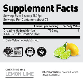 Kaged Créatine HCl Poudre 750mg packaging sur table