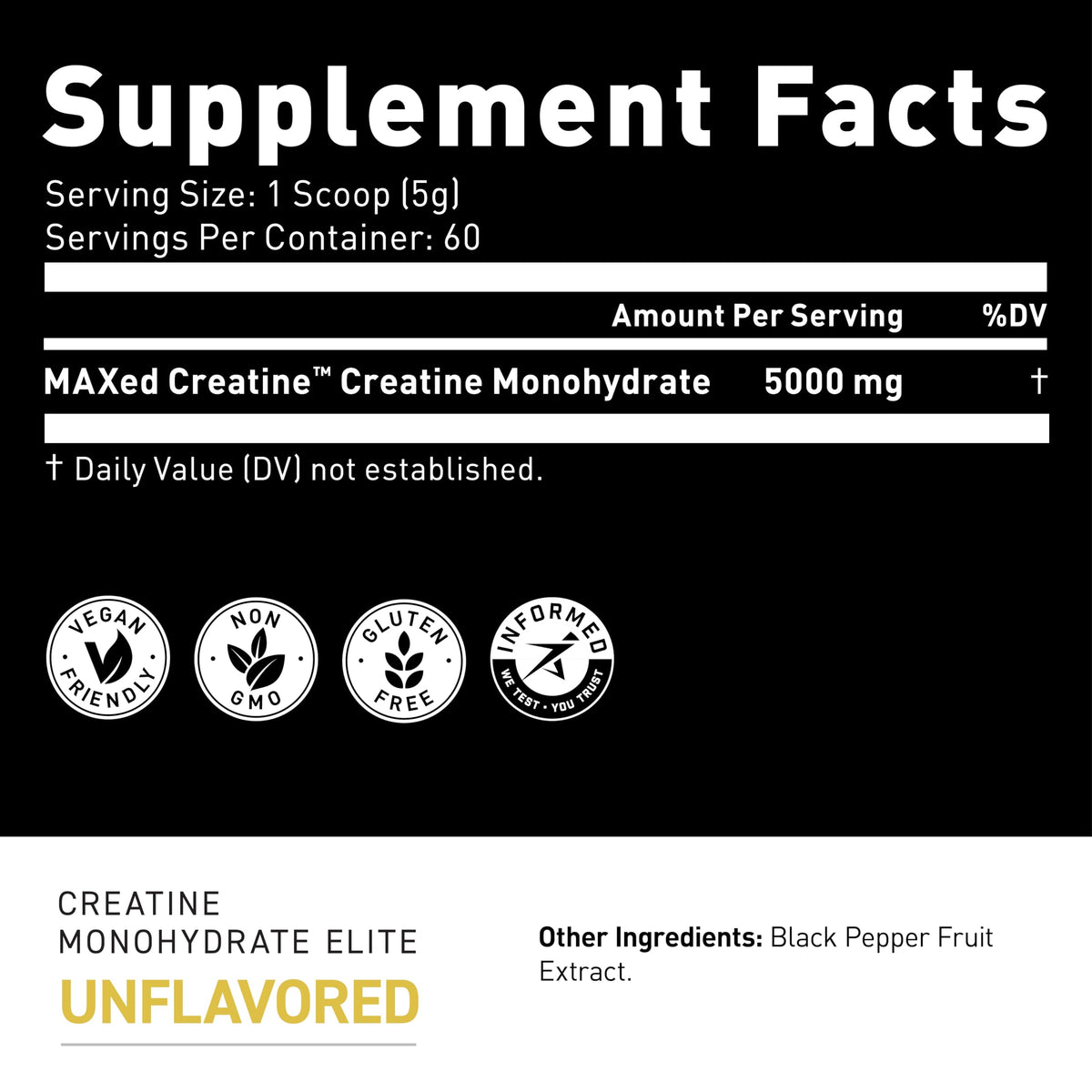Kaged Creatine Monohydrate Elite 381g sur un fond de gym