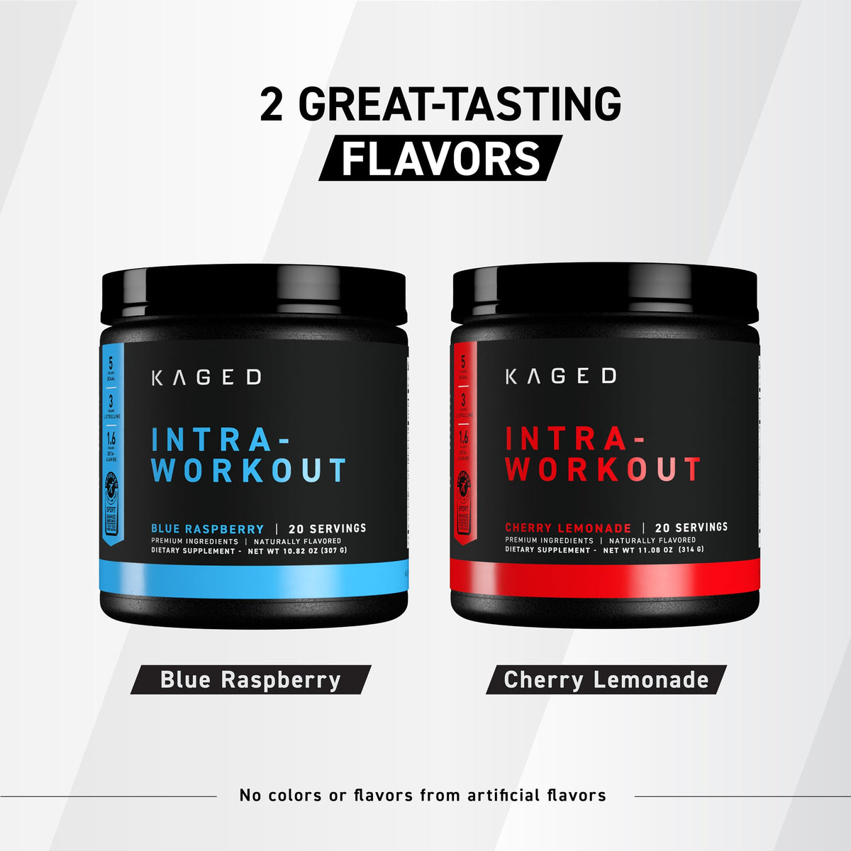 Kaged Intra-Workout Powder 381g avec des fruits frais