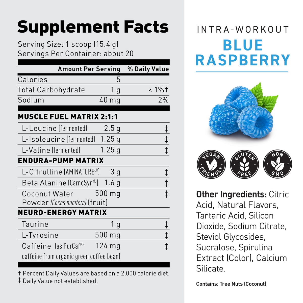 Kaged Intra-Workout Powder 381g avec shaker et eau