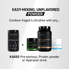 Kaged L-Citrulline avec d'autres compléments alimentaires