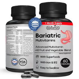 Kaitamin Multivitamines Bariatriques 120 Gélules Liquides vue avant