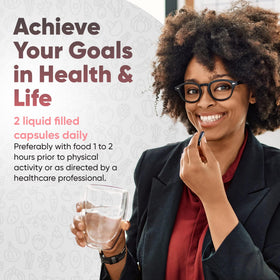 Kaitamin Multivitamines Bariatriques gélules liquides sur fond blanc