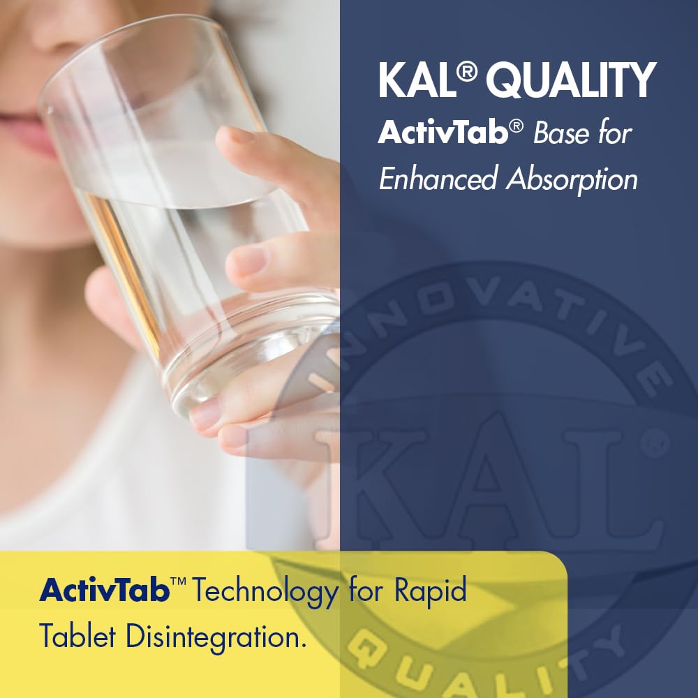 KAL Acide Malique comprimés avec étiquette visible