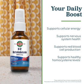 KAL ActivSpray B12 Methylcobalamine 2500 mcg près du spray