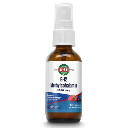 KAL ActivSpray Methylcobalamine B12 2500 mcg flacon avant