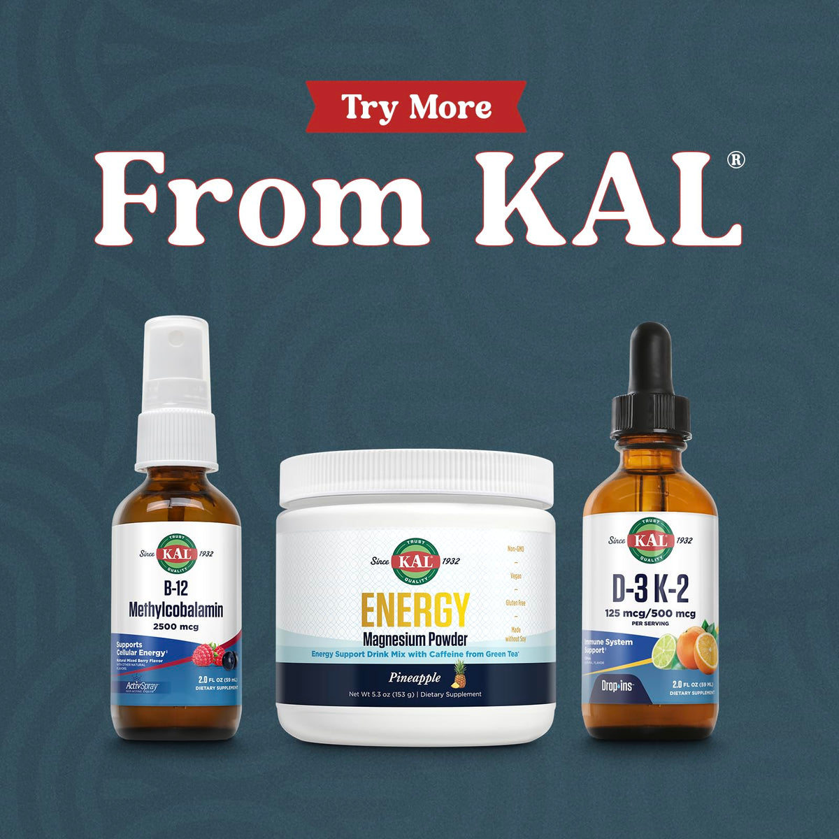 KAL ActivSpray Methylcobalamine B12 2500 mcg vue arrière