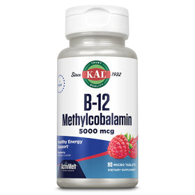 KAL B12 Methylcobalamine 5000 mcg micro-tablets front view