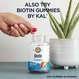 KAL Biotine 5000 Mcg Tablettes Saveur Baies dans un Contexte de Vie Sain