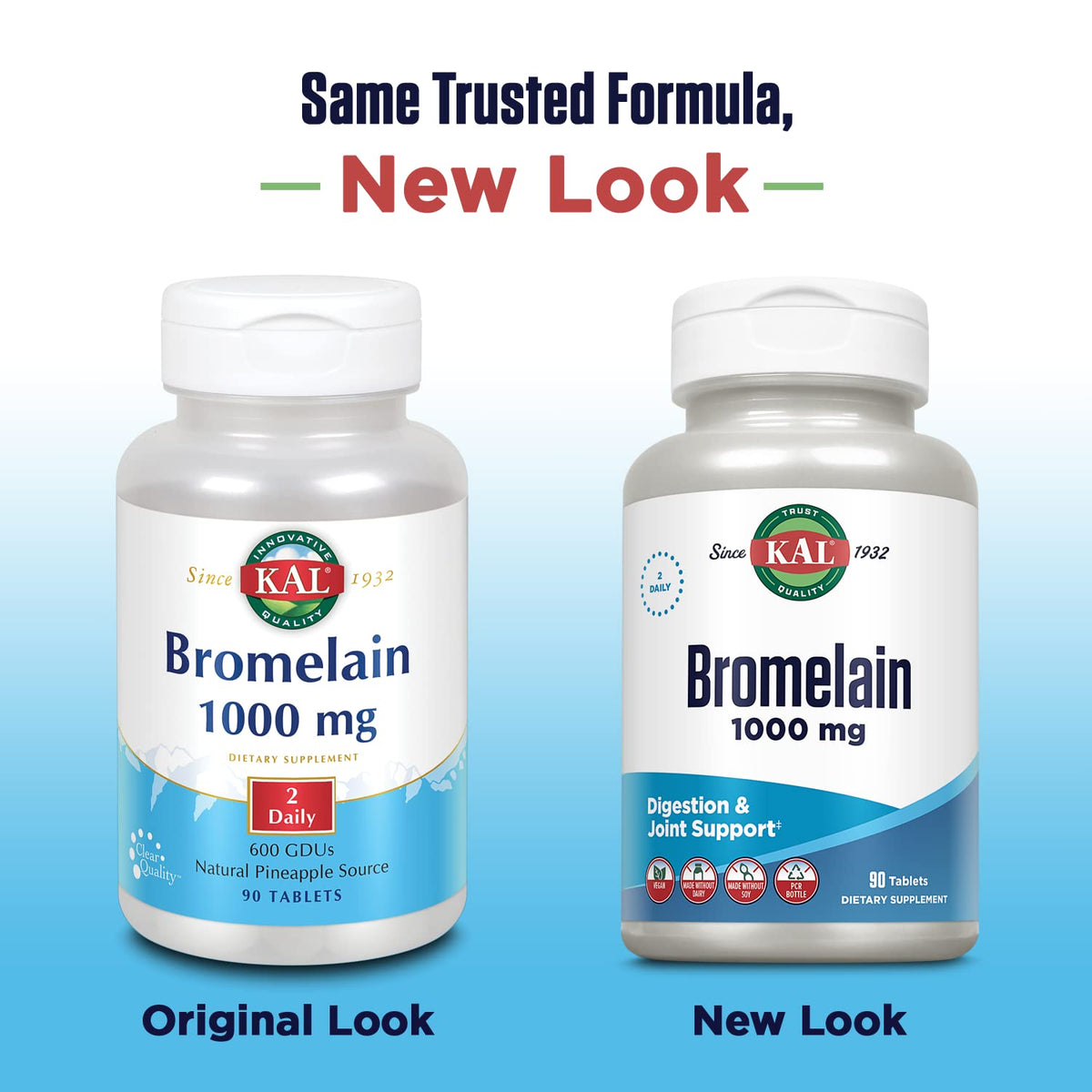 KAL Bromélaïne 1000 mg 90 comprimés emballage