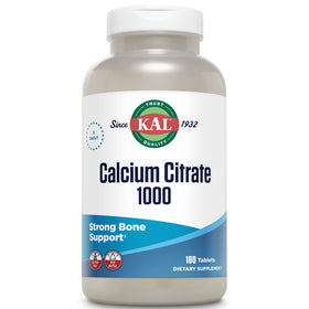 KAL Calcium Citrate 1000mg boîte de 180 comprimés
