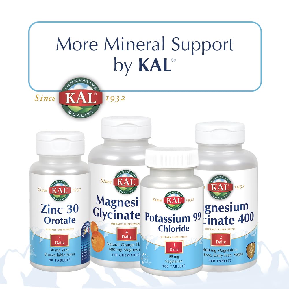 KAL Calcium Plus Softgels 1000 mg, affichage des ingrédients