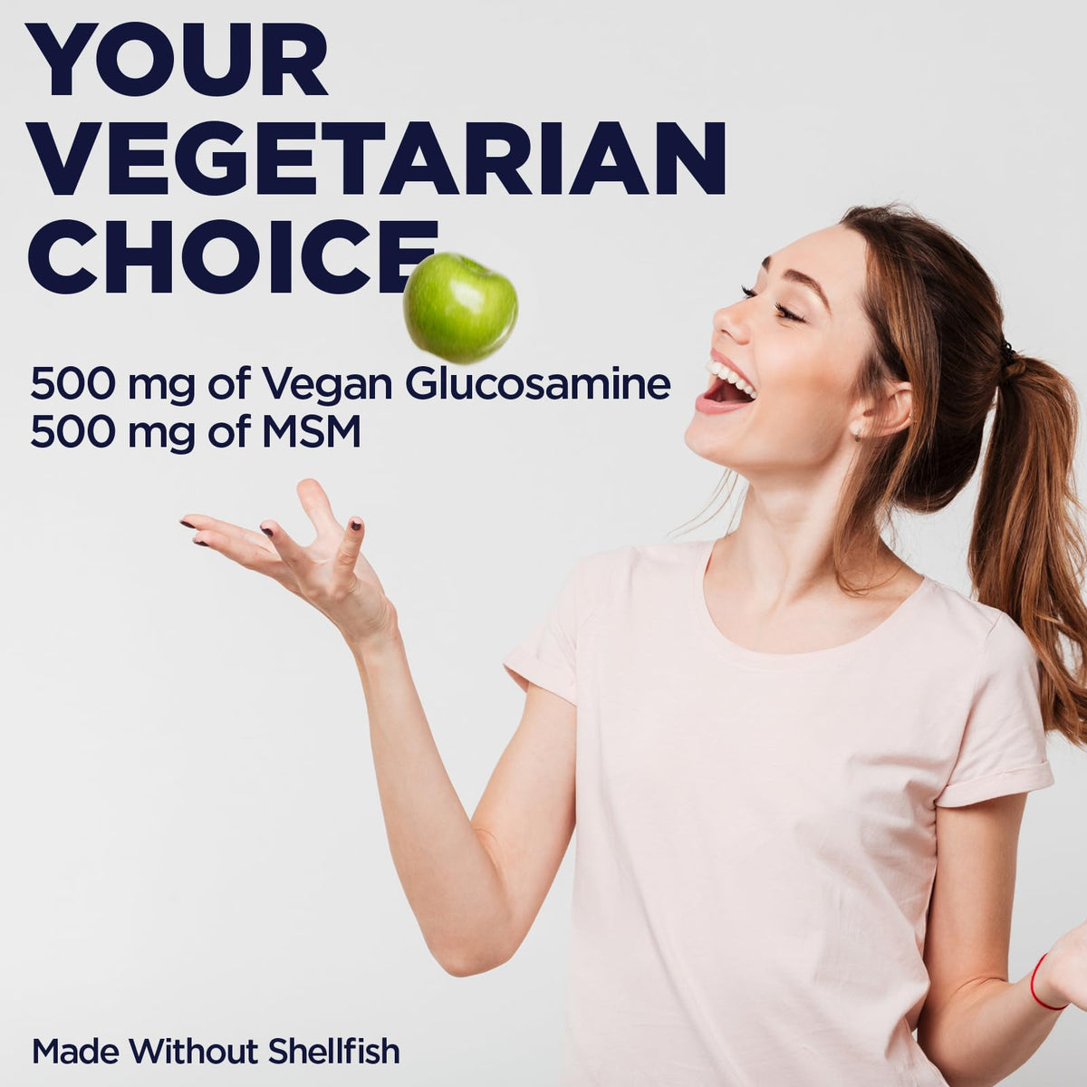 KAL Complément Alimentaire MSM et Glucosamine 60 comprimés vue de dos