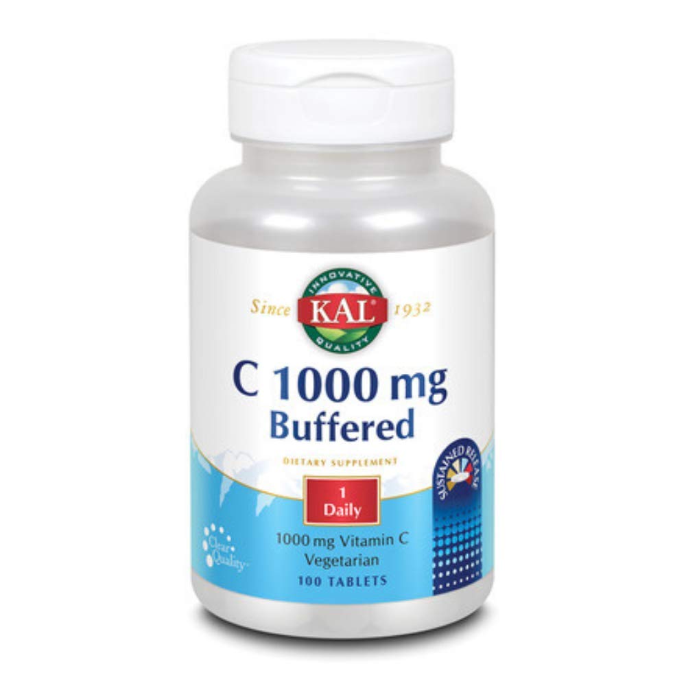 KAL Comprimés de Vitamine C 1000 mg en boîte vue de face