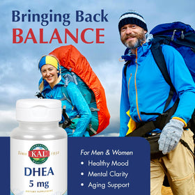 KAL DHEA 5mg comprimé sur une table