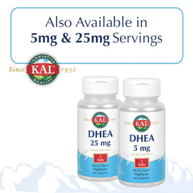 KAL DHEA 5mg comprimés avec des aliments