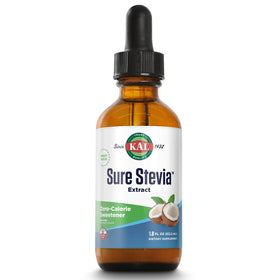 KAL Extrait Liquide de Stévia 60 ml Saveur Noix de Coco vue de face