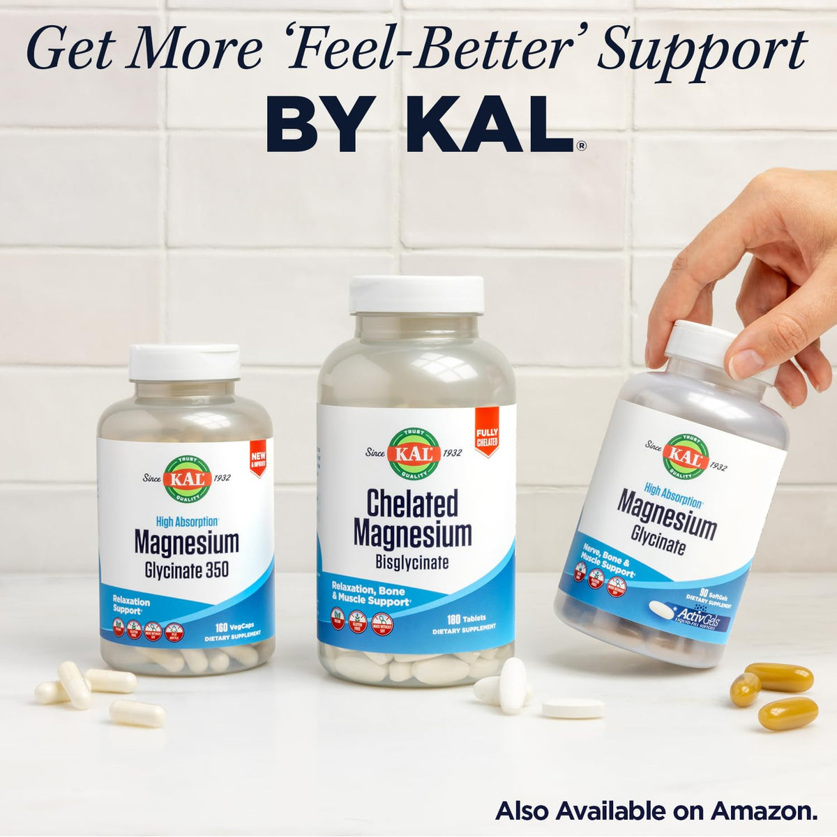 KAL Glucosamine Chondroitin MSM 90 tablettes en situation