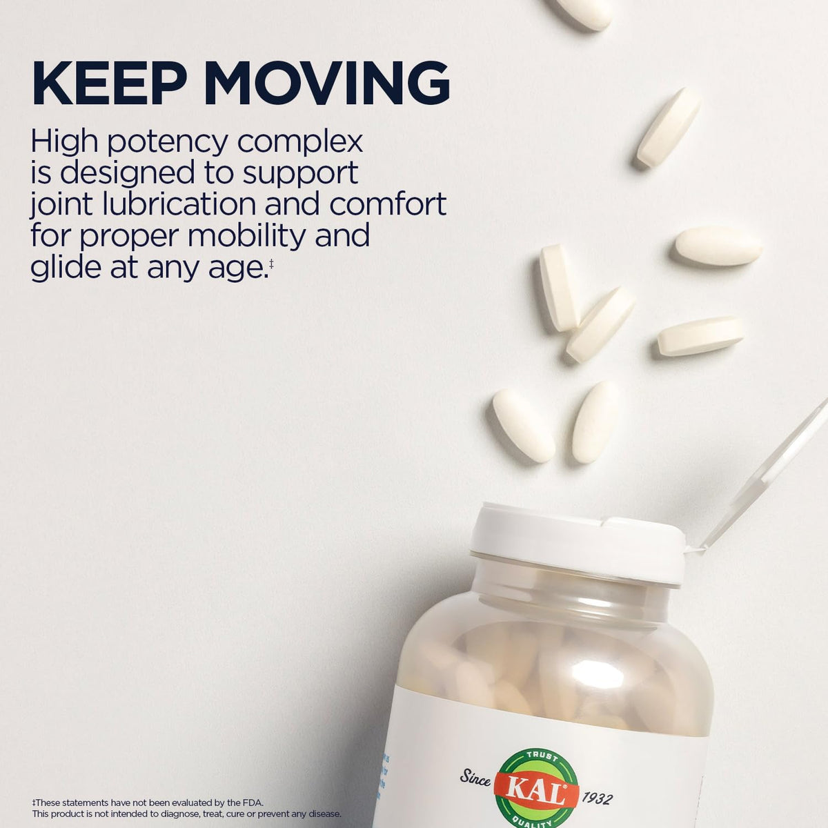 KAL Glucosamine Chondroitin MSM 90 tablettes et ingrédients