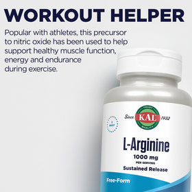 KAL L-arginine 1000 mg comprimés, prise quotidienne