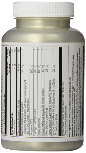 KAL L-Arginine 60 comprimés contenu visible près de la boîte