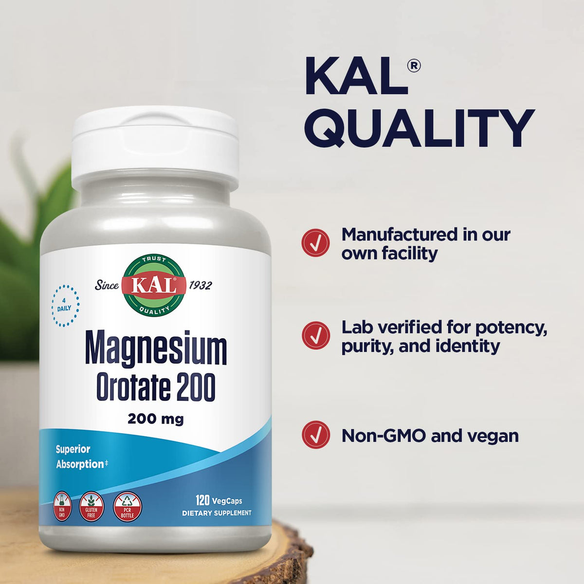 KAL Magnésium Orotate 200 mg emballage ouvert