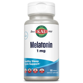 KAL Melatonine 1 mg 120 comprimés vue de face