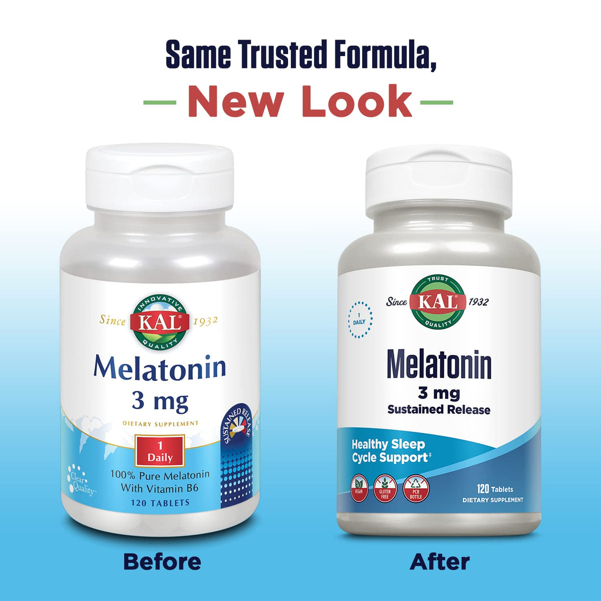 KAL Melatonine 3mg comprimés, emballage