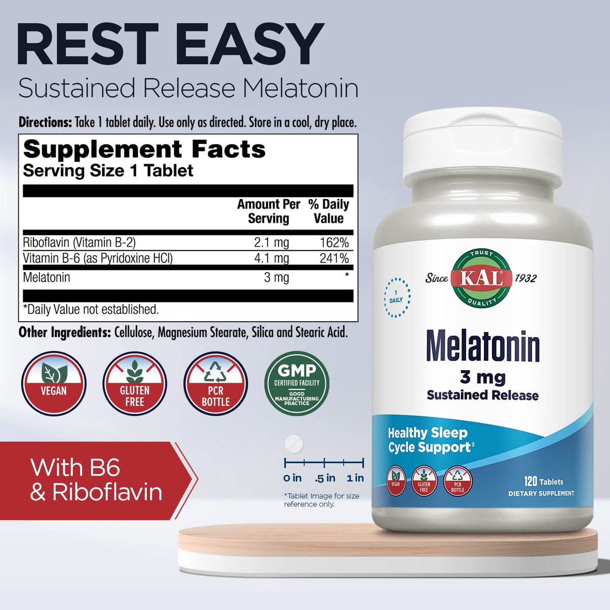 KAL Melatonine 3mg comprimés, prise en main